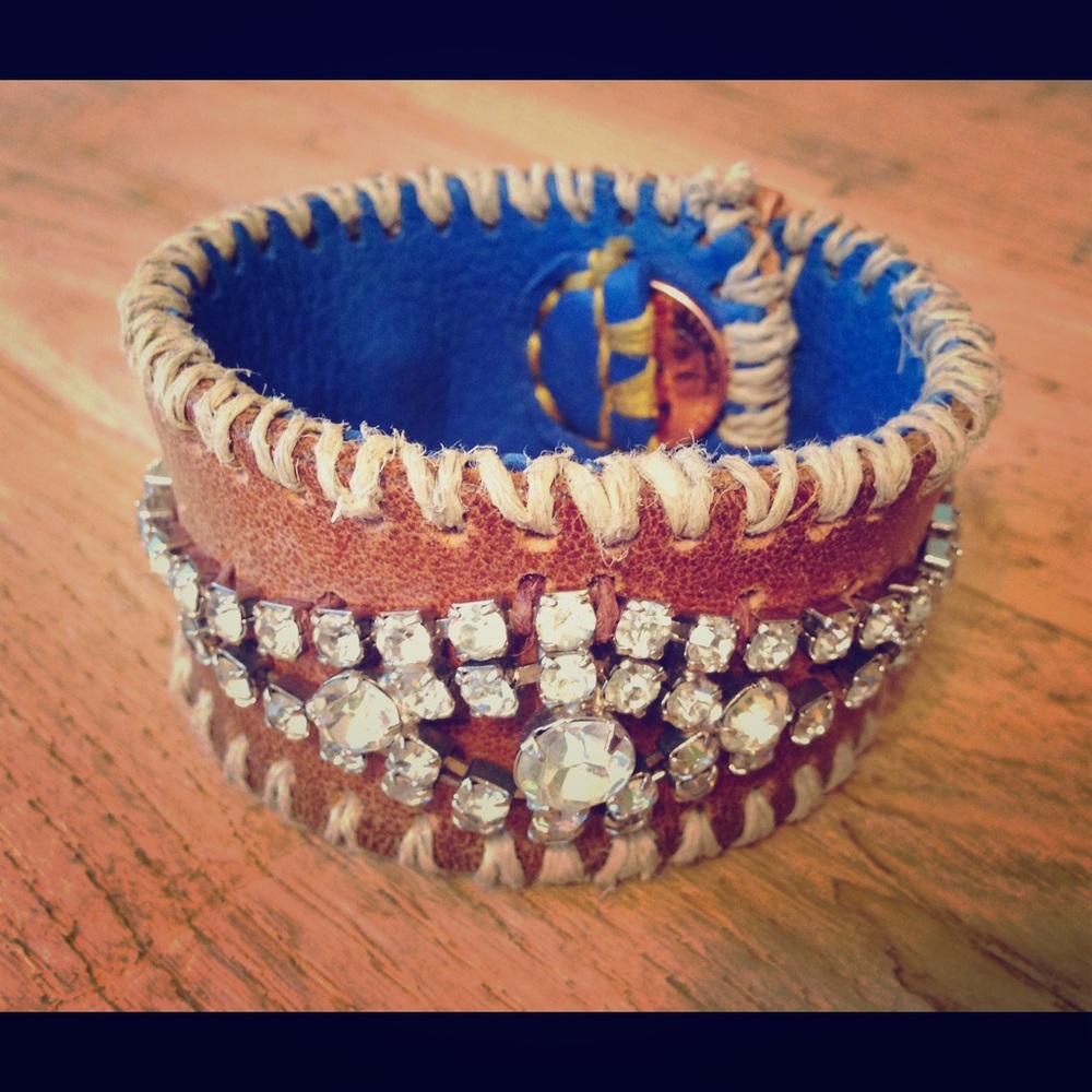 Custom Wedding Cuff jewelry HANDMADE UPCYCLED